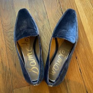 Blue Velvet Sam Edelman Loafers NWOT